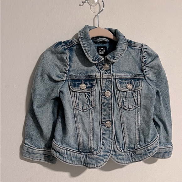 GAP Kids Light Blue Denim Jacket - Picture 3 of 7